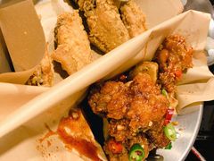 炸鸡翅一半一半-富乐满韩国正宗炸鸡韩国料理(虹泉路店)