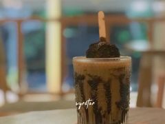 芝麻拿铁-Oasis coffee燕谷咖啡(公信店)