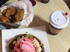 水果华夫饼-李小姐の猫咖啡馆(五角场店)