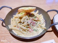 培根奶油意大利面-托斯卡纳烘焙意大利餐厅(五天地店)