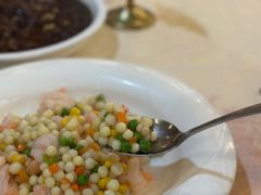 鸡头米炒虾仁-大方圆酒楼(西门大街店)
