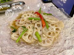 清炒藕片-白仁仔· 活烤海鲜 宵夜(豫园店)