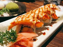 鲜切芒果芝士卷寿司-小川洋风料理(江汉路店)