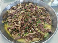 地胆头蒸鸭-辉记虾塘海鲜农庄