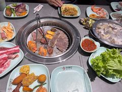 -九寸花汀海鲜烤肉自助(中东迪克店)