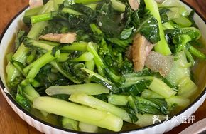 Bok Choy Stir-Fried with Salted Pork