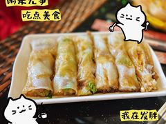 牛肉叉烧鸡蛋拼肠粉-香港威特瑞茶餐厅(小白楼音乐厅店)