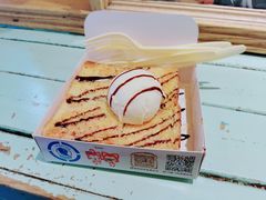 香草冰淇淋厚吐司-阿信厚吐司(曾厝垵店)