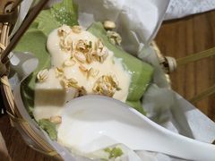 抹茶茉莉生酪-李百蟹·江南蟹黄面·河景餐厅(夫子庙总店)