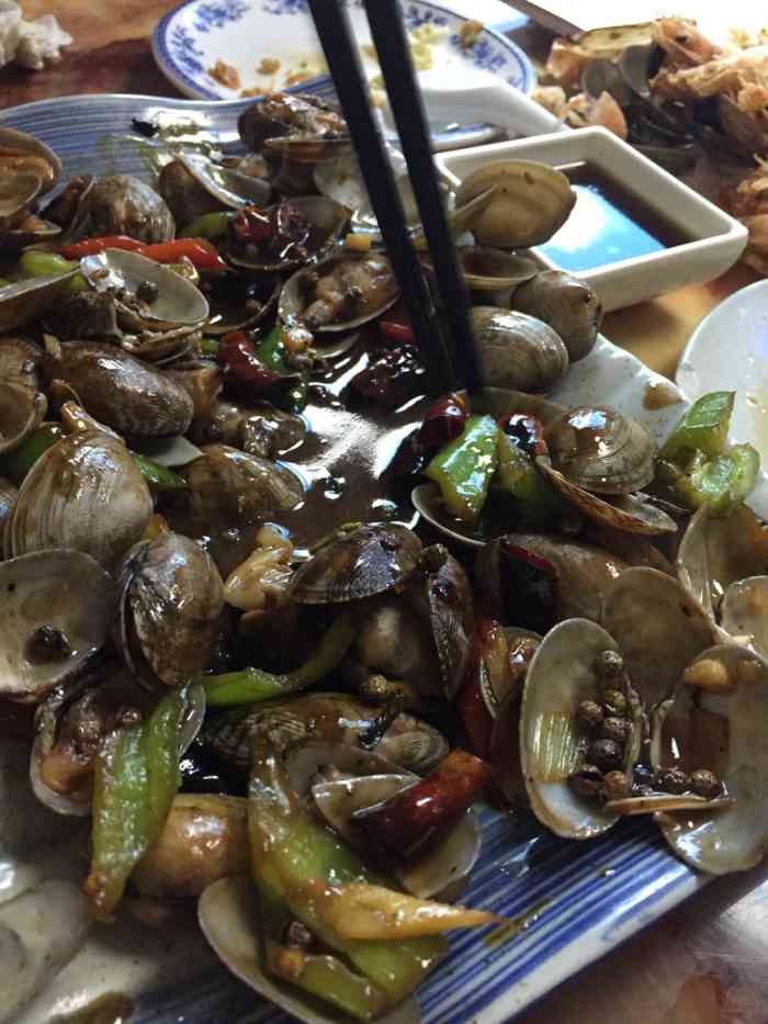 黄骅港海鲜餐厅-"#盐水白虾#壳薄,虾肉鲜嫩q弹的南美白虾.