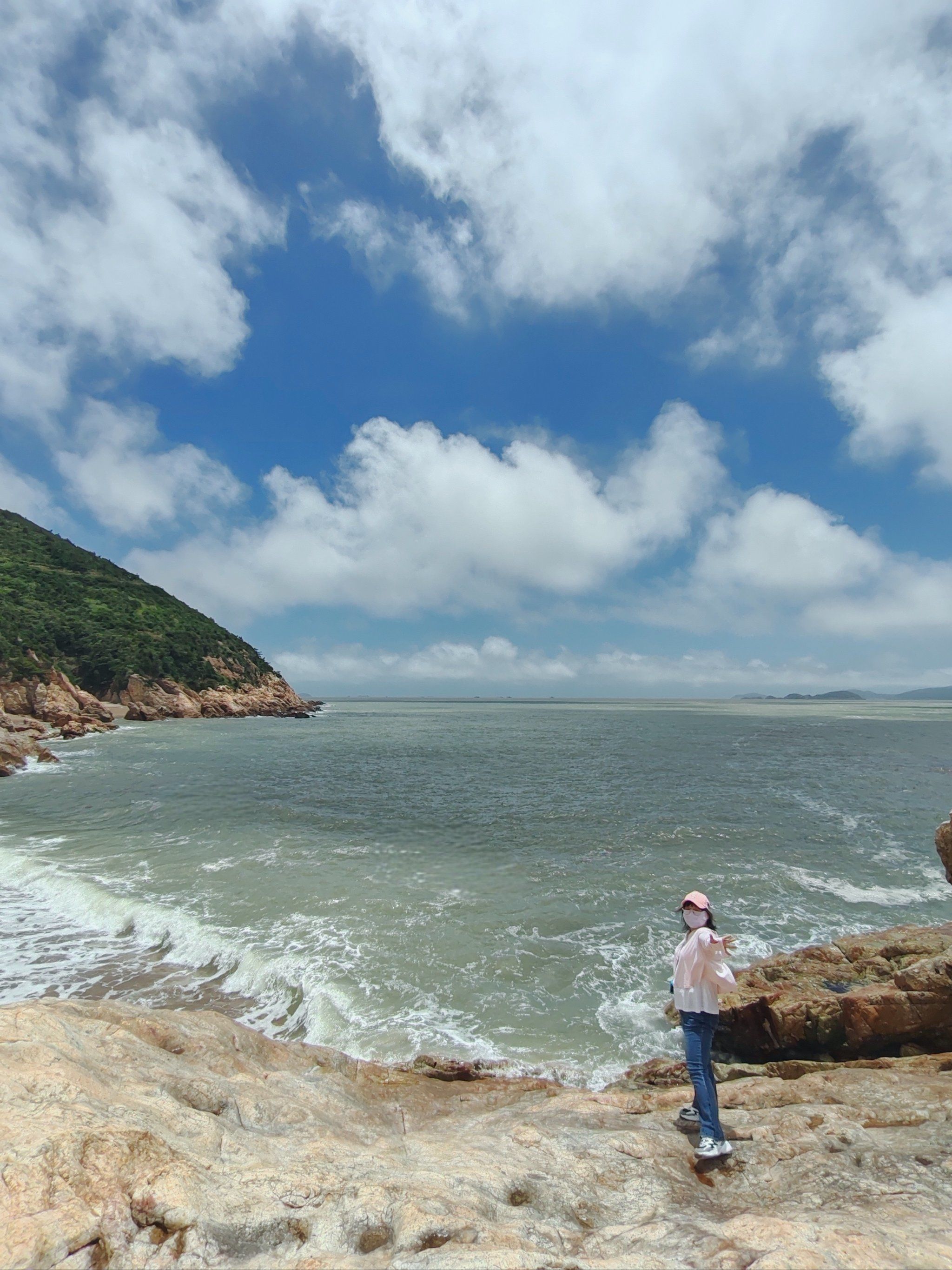 ⛱️ 珍珠滩
位于温岭石塘的小众沙滩