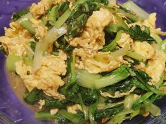 鸡蛋虾皮小白菜-北平味道.京味菜.烤鸭(梨园店)