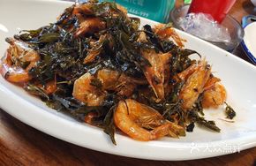 Tea-Smoked Shrimp