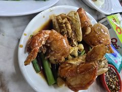 酱油王干煎生虾-新峰肉骨茶