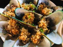 蒜蓉粉丝蒸青口贝-锦里海景海鲜餐厅.三亚老字号(亚龙湾中心广场店)