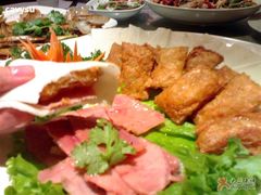 面皮包着肉吃-苏先生海鲜渔庄(金桥店)