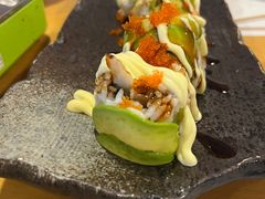 焦糖鲜虾牛油果寿司-天正河鲀·河豚亭(大连店)