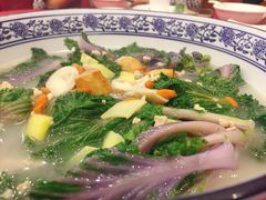 上汤雨衣甘蓝-峰少印宴·私房菜·生猛海鲜·地道水乡菜(万江店)