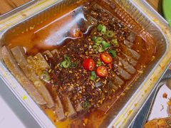 锡纸烤鸭血-小草大排档(北沙坡店)