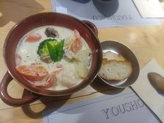 北海道奶油炖菜配法棍-火山屋台(新街口店)