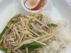 尖椒笋干肉丝盖饭-老高面馆(洋泮路店)