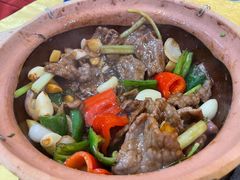 啫啫牛肉片-天宝食坊·啫啫煲大排档(西华路店)