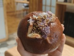 芋泥桂花碱水球-雀食面包店(钟楼店)