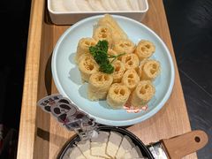 香炸腐皮-左庭右院鲜牛肉火锅(汇智广场店)