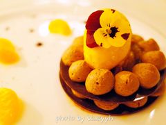 巧克力慕斯橙子-福楼法餐厅FLO