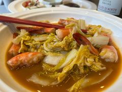 大虾炒菜芯-东莱海上(长宁来福士店)