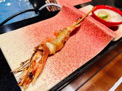 鸡皮烧虾串-鸟山鸣·日料食堂(王府井店)