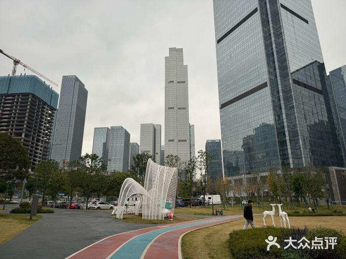 重庆市江北嘴中央商务区中央公园图片