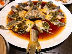 雪菜蒸黄花鱼-甄御•海鲜新青岛菜(麦岛店)