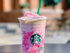 粉樱冰抹茶拿铁-星巴克(天津五大道店)