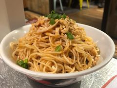 重庆鸡丝凉面-探鱼·鲜青椒爽麻烤鱼(北京路天河城店)