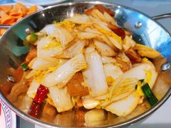 干锅娃娃菜-山里俏·地标皖南菜·屯溪臭鳜鱼(北城万达店)