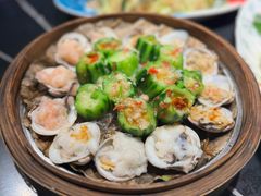 双蒜丝瓜蒸酿大美贝-粤·向群饭店(二沙岛店)