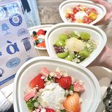 在印象城 吃到啦像油画一样漂亮嘟酸奶