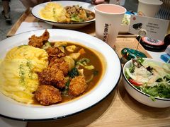 炸鸡咖喱饭-池奈·咖喱蛋包饭(熙地港店)