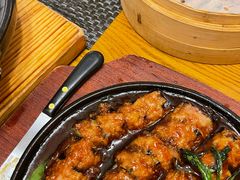 铁板麒麟茄子-青岛海景花园大酒店·白果树餐厅青岛菜