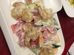 锦绣沙拉牡丹虾-華僑飯店中餐厅
