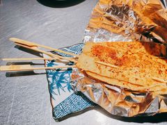 蒜香烤大豆皮-探鱼·鲜青椒爽麻烤鱼(银泰城店)