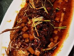 干烧大黄鱼-丰泽园饭店