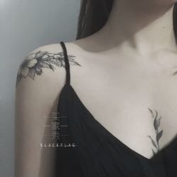 买家秀-黑旗纹身