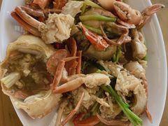姜葱炒花蟹-七鲜渔港美食餐厅(巽寮湾海景店)