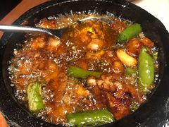 石锅杭椒牛蛙-桂满陇-西湖船宴(西单大悦城店)