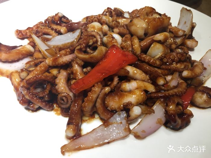 宝燕海货工场二店粤菜港式茶点(大宁店)酱爆鱿鱼仔图片 - 第1张