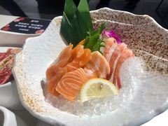 现切三文鱼刺身盘-千寻山野烤肉(天虹店)