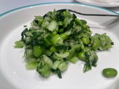 青菜蚕豆-上海老饭店(北京分店)