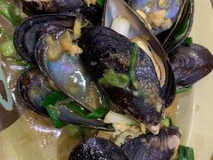 姜葱炒青口-贞姨美食·老字号海鲜大排档